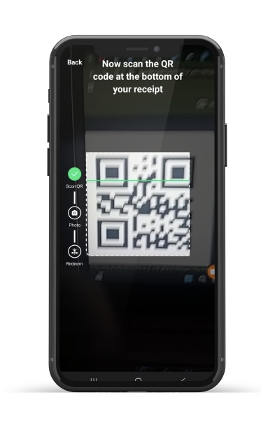 Scan QR code mockup