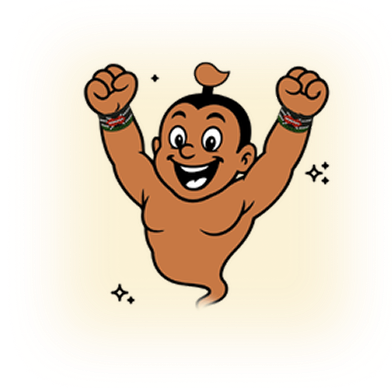 Stahili Genie Mascot